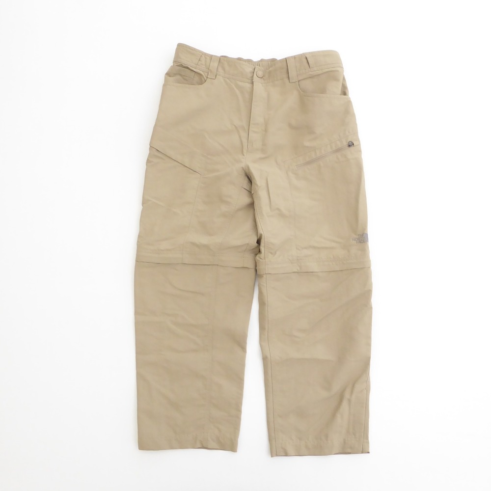 The North Face Mens Paramount Trail Convertible Tan Pants NF0A2WLA Medium Short